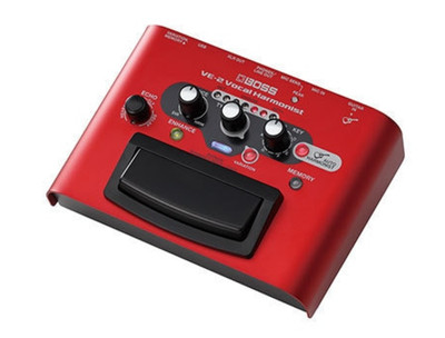 BOSS Vocal Harmonist VE-2 Red Multi Effects Processor Pedal for Singer Japan