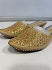 Women's Sequin Apricot Color Mules Size 9.5 Pointed Toe Shoes (40) Sun Shine — photo 9