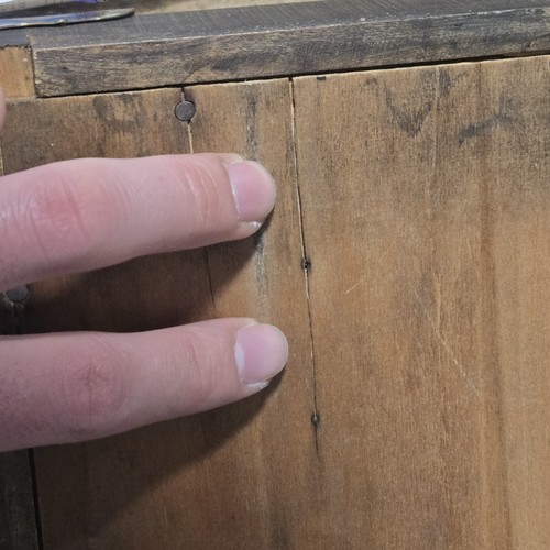 Cassetto per stampante tipografica Hamilton vintage con protezioni angolari in metallo - Foto 24 di 24