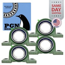 (4) UCP215-48 Solid Base Pillow Block Bearing...