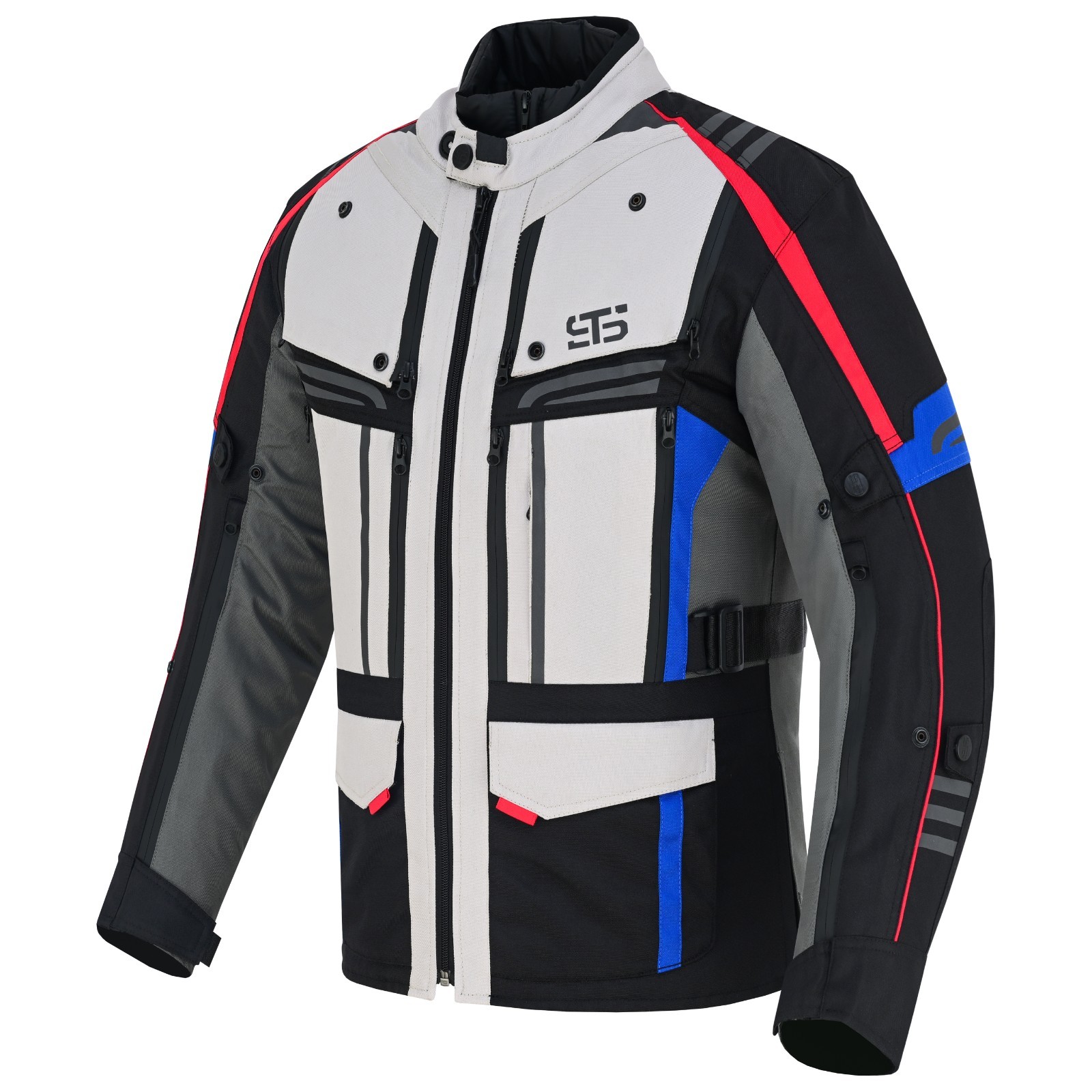 Moto giubbotto in tessuto S-Tech 828 ICE-ROAD H2Out 3 Strati 4-Stagione