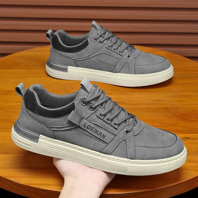 Men Fashion Shoes Anti Slip Walking Sport Multifunctional Denim Moccasin Sneaker