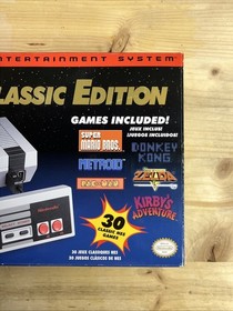 Authentic Nintendo Classic Edition NES Mini Game Console Open Box