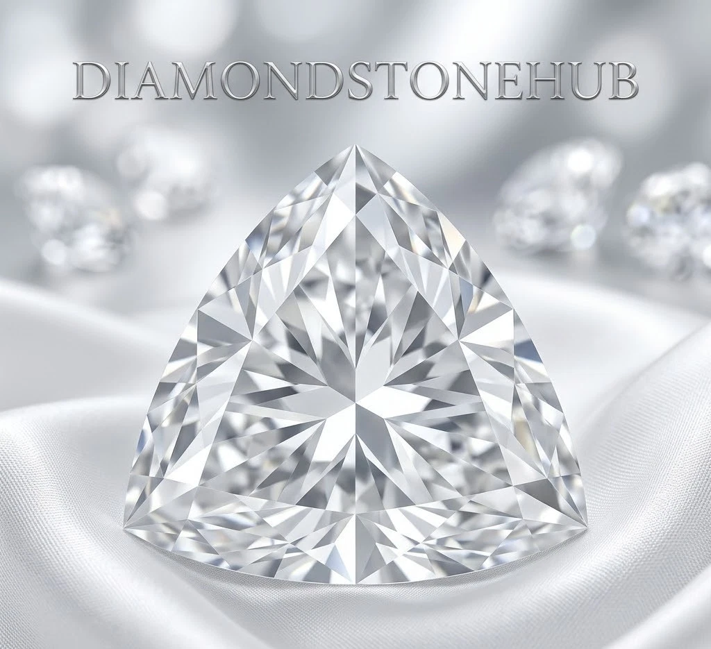 4 Ct Trillion Cut White Lab Grown Diamond