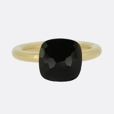 Pomellato Nudo Smokey Quartz Ring 18ct Rose Gold