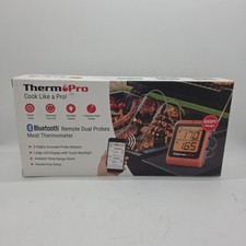 ThermoPro TP920 Bluetooth Dual Probe Meat Thermometer 650ft Range New Open Box