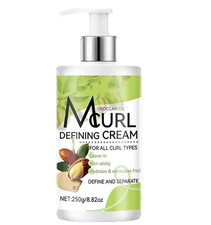 Curl Defining Cream  No-Rinse Long-Lasting Curl Cream for Curly Hair Prevents Fri