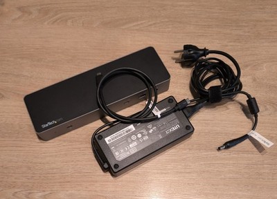 Dockingstation StarTech.com TB3CDK2DHUE mit Netzteil und USB-C Kabel