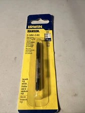 Irwin Hanson 8322ZR 5mm-0.80 High Carbon Steel Plug Tap 5mm-0.80mm   Brand New
