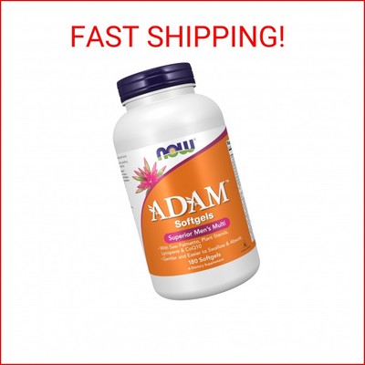 NOW Foods Supplements, ADAM  Men's Multivitamin with Saw Palmetto, Plant Sterols