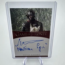 game of thrones autograph card Armory Lorch