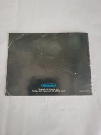 Rad Racer Nintendo NES solo manuale istruzioni