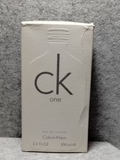 Calvin Klein CK One Eau de Toilette 3.3 oz New Some Box Damage