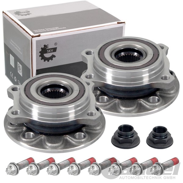 2X SKV Radnabe MIT Radlager Vorne Passend FüR Alfa Romeo 159 (939) Brera Spider-image