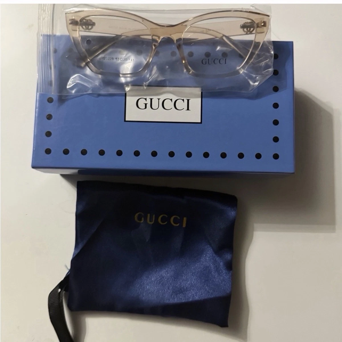 小物 Archive Gucci Cat Clear Eyewear Gucci Clear Eyeglass Frames for sale - eBay