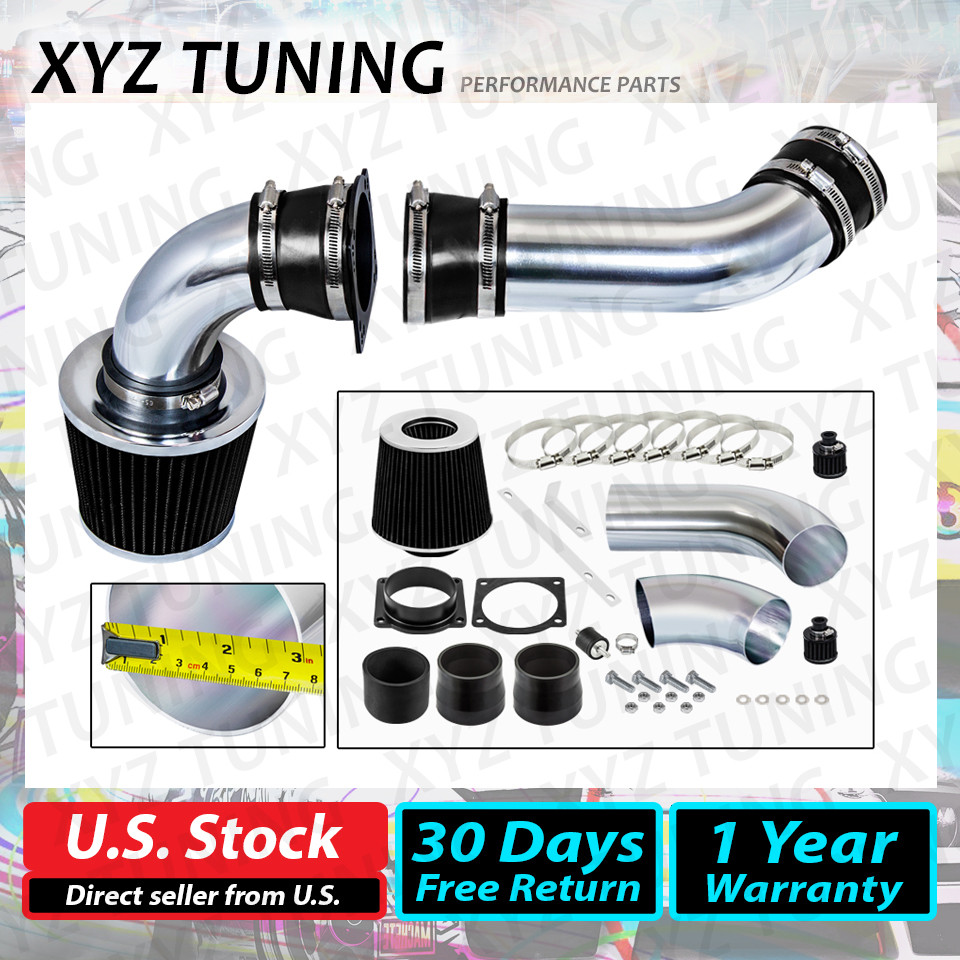 3" BLACK Cold Air Intake Induction Kit + Filter For 97-00 Explorer 4.0L V6 SOHC
