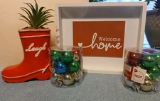Welcome Home Sign ♡ Decorative Christmas Set Of 4+ /All New