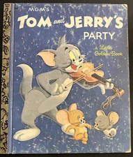 Vintage A Little Golden Book MGM’s Tom & Jerry’s Party  #2198