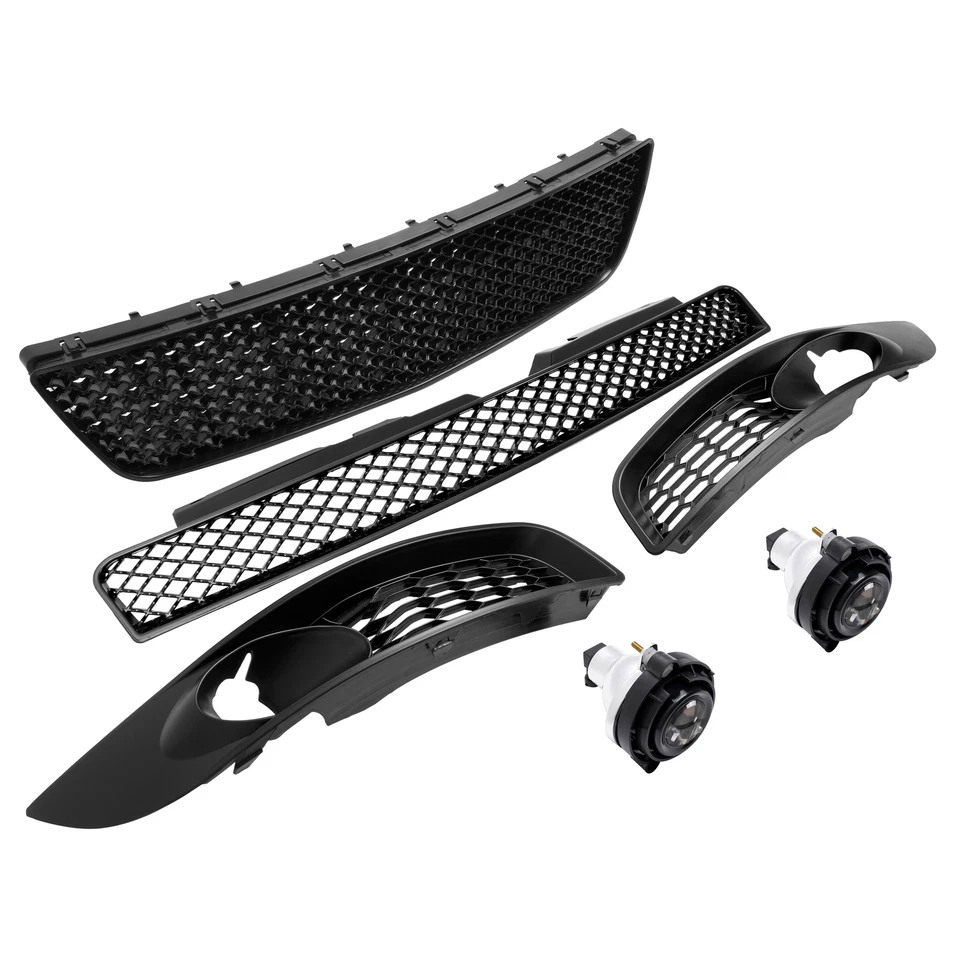 Juego de 6 luces antiniebla y biseles estilo malla parrilla delantera para Chevrolet Impala 06-13 Foto 3 de 4