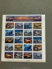 Scott #3925a (3916-25) American Advances in Aviation Sheet of 20 Stamps - MNH