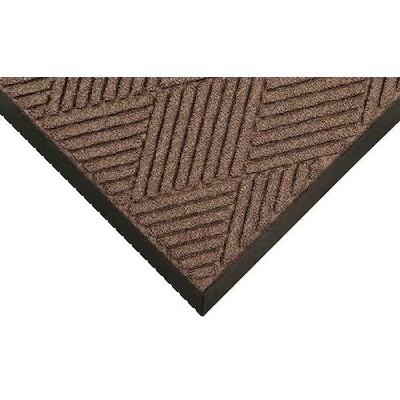 Condor 8Pr94 Entrance Mat, Polypropylene, 3/8 In Thick, Brown, 3 Ft X 5 Ft