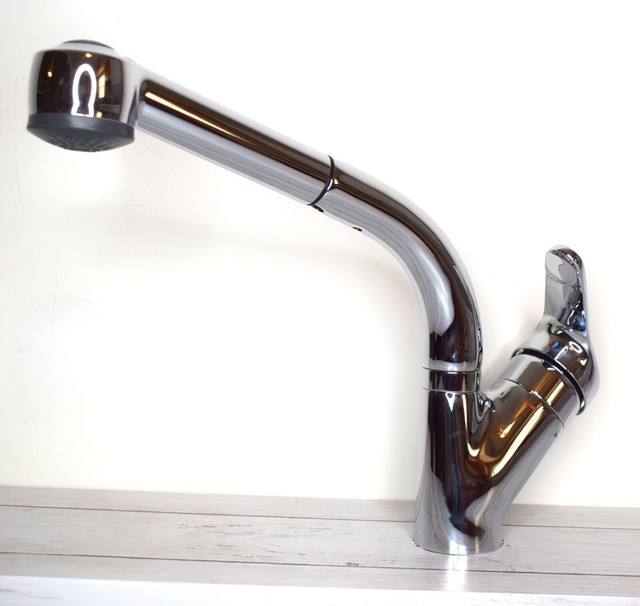 New Hamat Everest 60 Pull Out Spray Long Spout Kitchen Faucet
