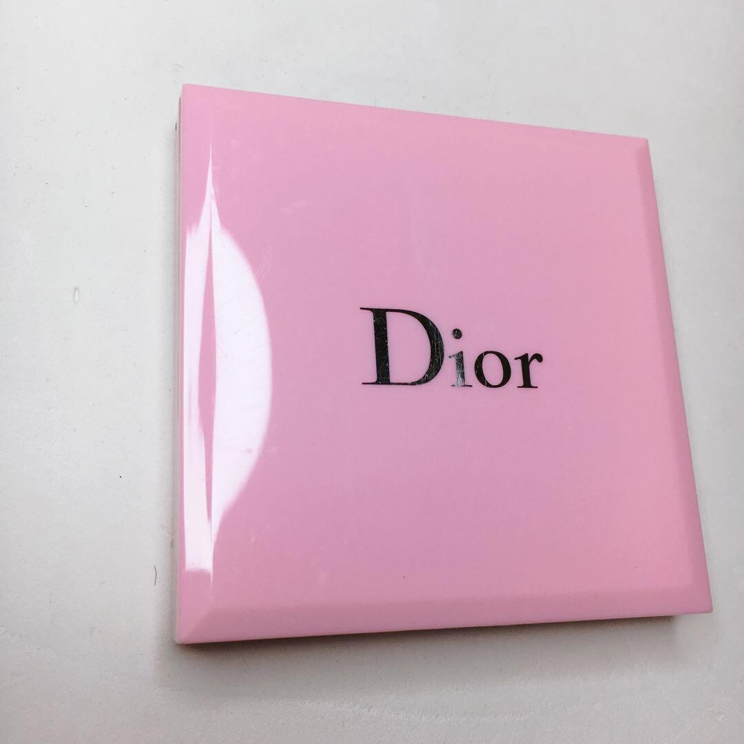 正規品【新品電池】ChristianDior マリス/美品 動作品 ピンクシェル Christian Dior Compact Mirror with Light Dior LIP GLOW 6.9 x