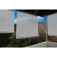 Lewis Hyman Roll Up Patio Sun Shade - White - Size: 120wx72l on sale Lewis Hyman Roll Up Patio Sun Shade - White - Size: 120wx72l on sale
