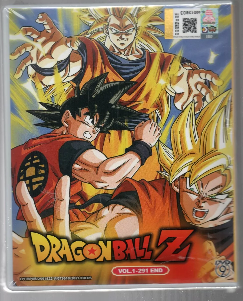 Dragon Ball Z (VOL.1 - 291 End) DVD English Version All Region