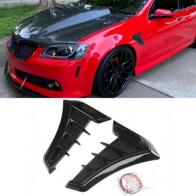 #ad #ad Sport Black Soft Racing Side Fender Vents Air Wing Cover Trim Car Accessories $18.99