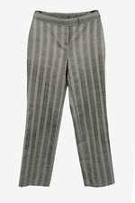 Gianni Versace Women's Trousers Wool Blend Silver Pants Size 38