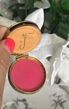 VINTAGE COTY AIRSPUN SUB DEB ROUGE BLUSH GOLD METAL COMPACT VIBRANT NOS