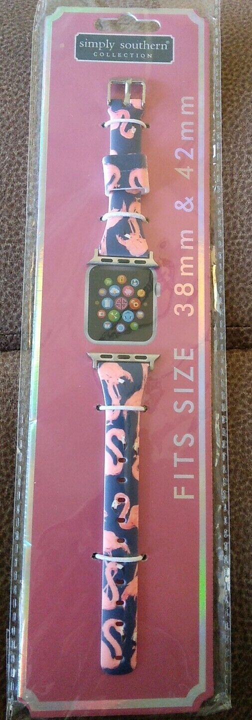Simply Southern Flamingo Band For Apple Watch 38mm & 42mm New in Package