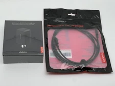 Lenovo 65W USB-C GaN 3-Port compact charger, Thinkplus, with 5ft 65w USB-C Cable