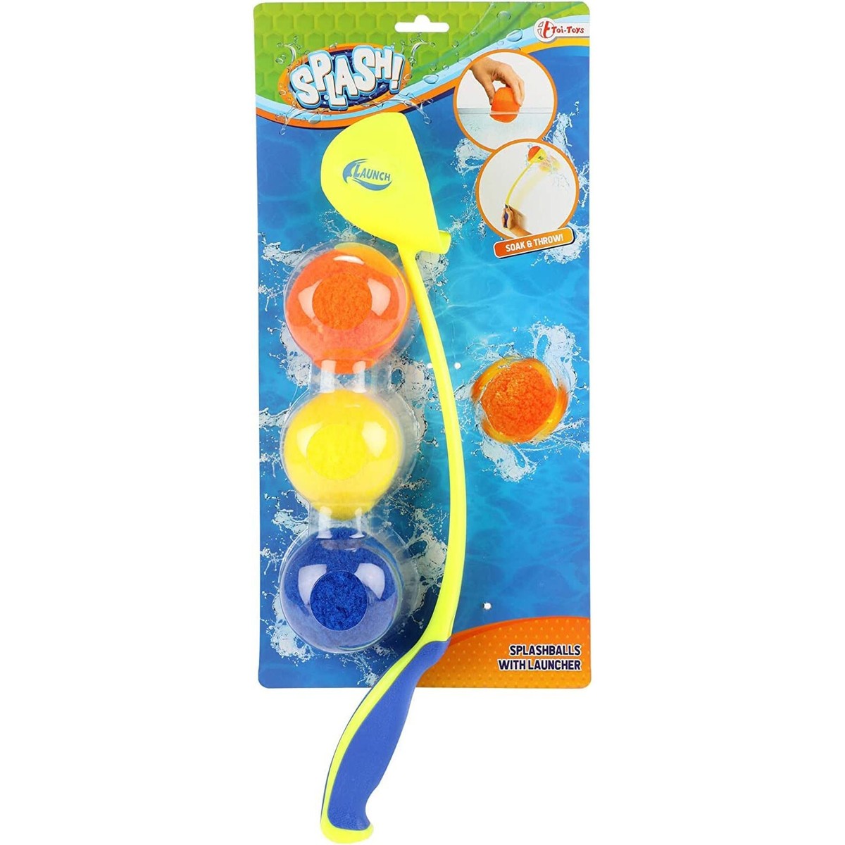 Toi-Toys - Splash Splashbälle 3 Pieza Incl. Giro de la Bola Juguete Agua