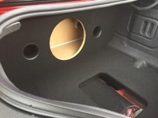 For 16 Chevy Camaro - Ported / Vented Sub Box Subwoofer Enclosure Amp Rack