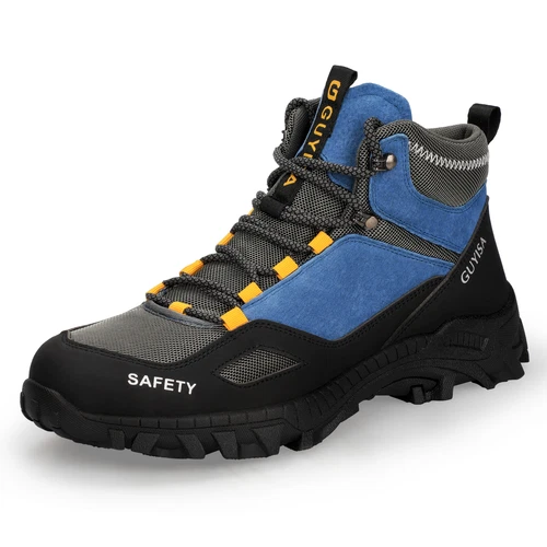 Herren Sicherheits Arbeitsschuhe Unverwüstlich Stahlkappe Stiefel Pannensicher Schuhe - Bild 13 von 14