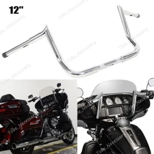 For Harley Street Electra Glide 12" Meathook Ape Hanger Handlebar 1986-UP