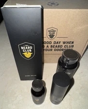 The Beard Club Beard Growth Kit - Derma Roller Beard Growth Oil Sandalwood Be...