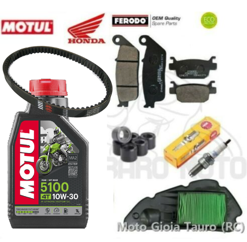 TAGLIANDO OLIO CANDELA FILTRO CINGHIA RULLI PASTIGLIE HONDA SH 125 I - Foto 2