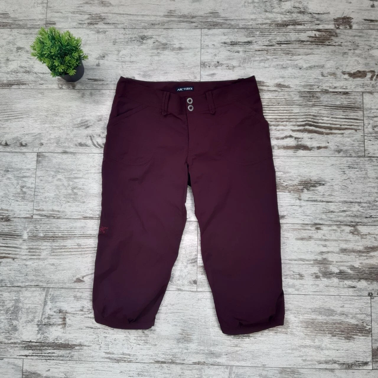 Arc'teryx Long Shorts Purple Trekking Hiking Trousers Women Size 8 US