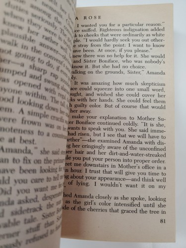 AMANDA ROSE By Karen Robards 1st Edition Warner Books PIrate Victorian 1984 - Picture 6 of 7