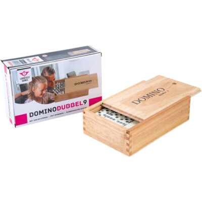 longfield 250123 Domino Double 9 Thick Steine ab 3 Jahre Dominospiel B-Ware  