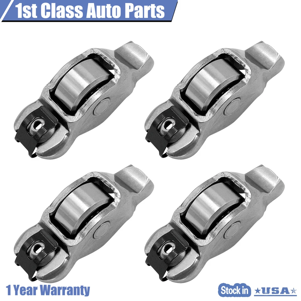 4PCS Engine Rocker Arm For 1995-2012 Ford 2.5L 3.0L V6 DOHC - Image 3 of 4