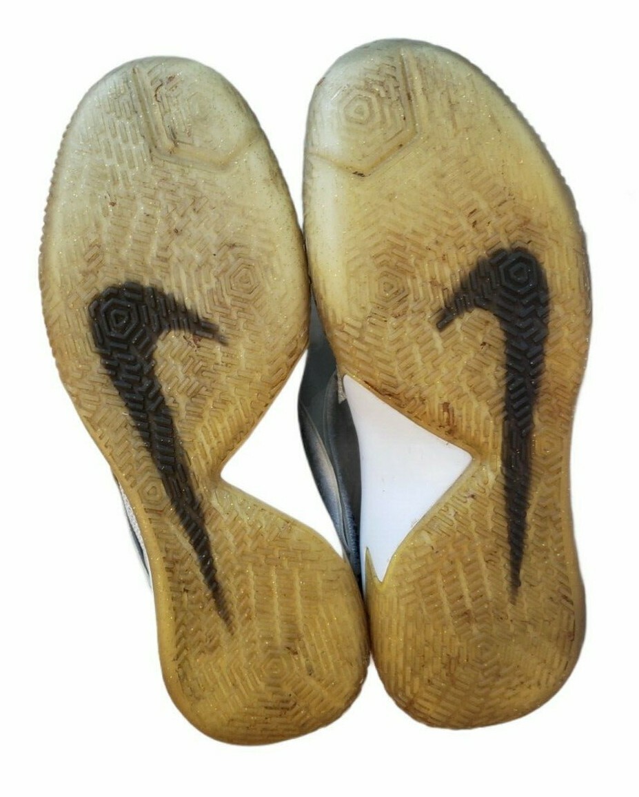 Nike Zoom Live White Black Metallic Bronze Basketball Shoes 852421-107 Mens 10.5 Nike Zoom Live  main image 4