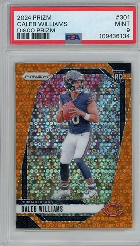 2024 Panini Prizm - Disco - Caleb Williams Rookie PSA 9
