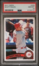 2011 Topps #228 Scott Rolen PSA 10 Gem Mint