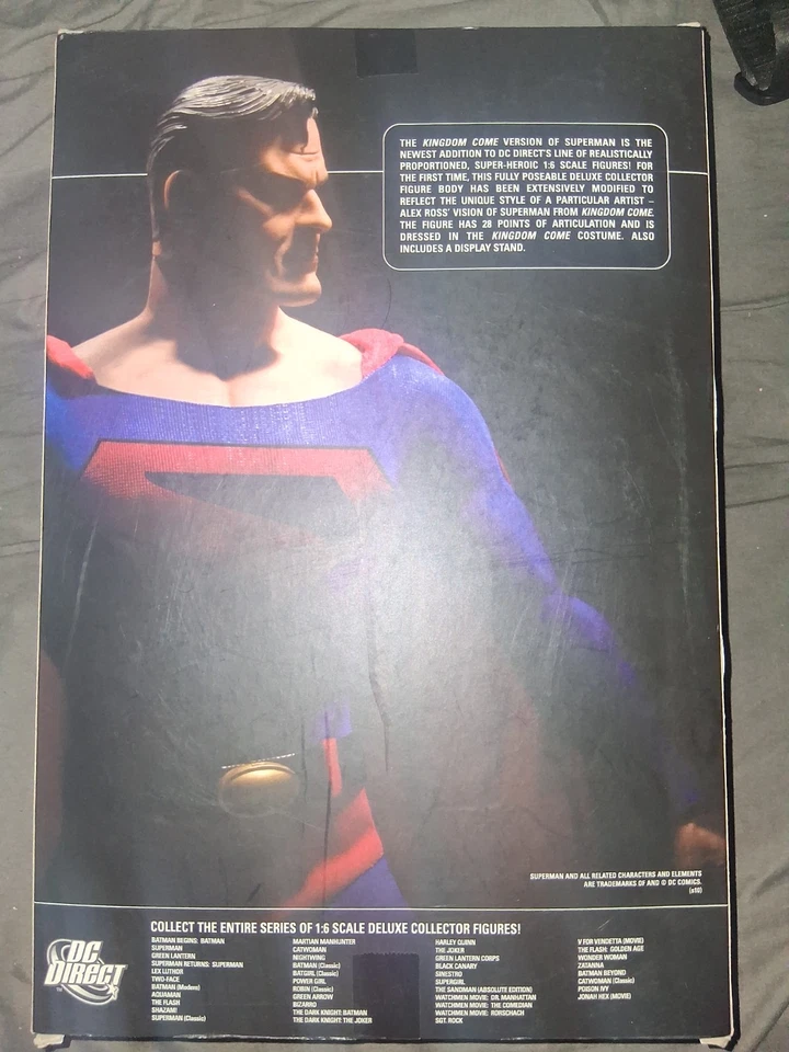 Figura de coleccionista de lujo Superman Kingdom Come DC Direct escala 1:6 rara Foto 3 de 3