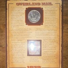 Morgan Silver Dollar 1878 Uncirculated 90% Silver Overland Mail Presentation