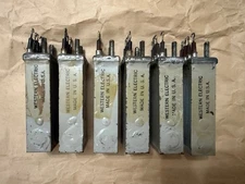 1 pair Western Electric 0.1uF+.1MFD .2uF vintage capacitors For 300B.350B